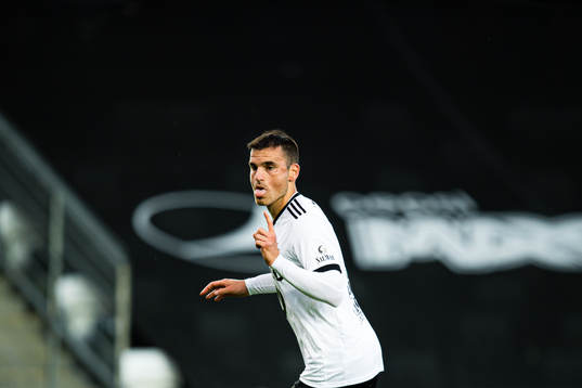 Dino Islamovic of Rosenborg celebrates