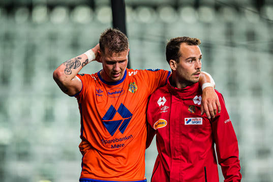 Holmbert Aron Briem Fridjonsson of Aalesund leaves the