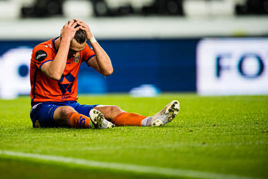 Sigurd Hauso Haugen of Aalesund reacts