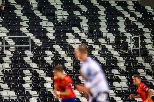 Empty seats at Lerkendal Stadion