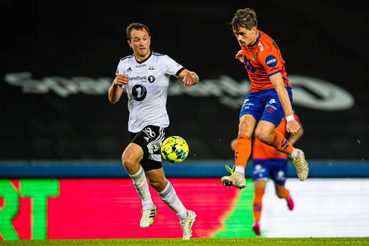 Even Hovland of Rosenborg and Sigurd Hauso Haugen of