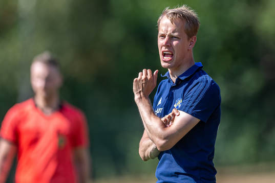 Eskilsminnes tränare André Petersson reagerar