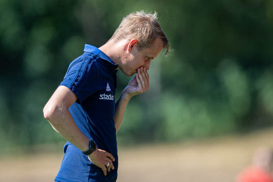 Eskilsminnes tränare André Petersson deppar