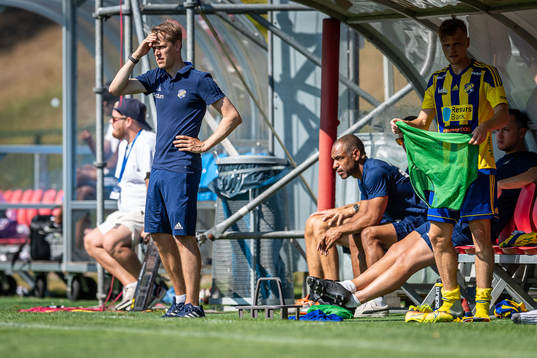 Eskilsminnes tränare André Petersson deppar