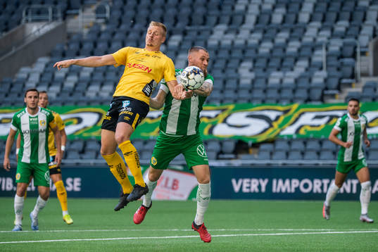 Hammarbys David Fällman och Elfsborgs Per Frick
