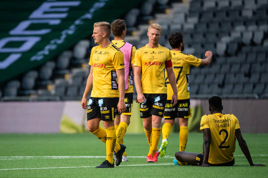 Elfsborgs Per Frick och Sivert Heltne Nilsen deppar