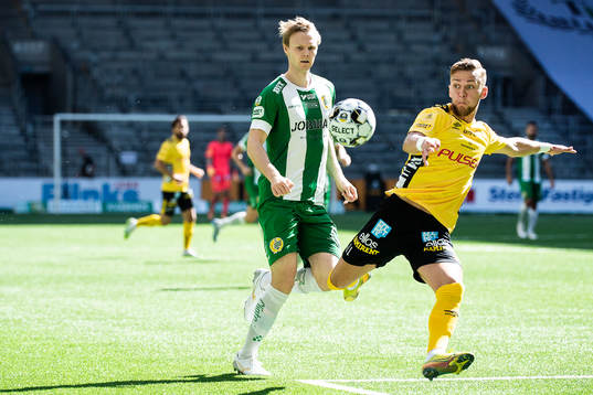Hammarbys Tim Söderström och Elfsborgs Jesper Karlsson