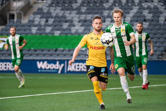Elfsborgs Rasmus Alm och Hammarbys Tim Söderström