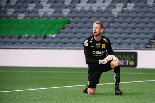 Hammarbys målvakt David Ousted