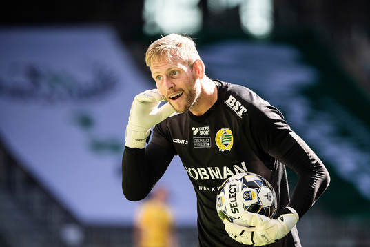 Hammarbys målvakt David Ousted