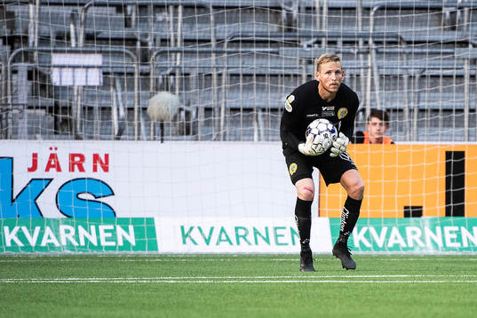 Hammarbys målvakt David Ousted