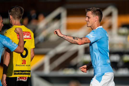 Malmö FFs Sören Rieks jublar