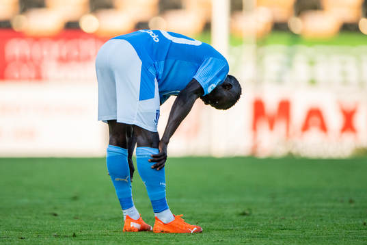 Malmö FFs Bonke Innocent deppar