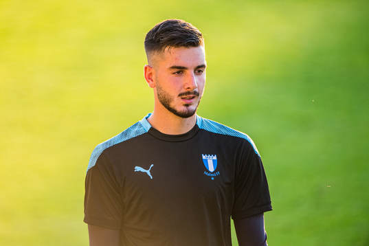 Malmö FFs målvakt Marko Johansson deppar