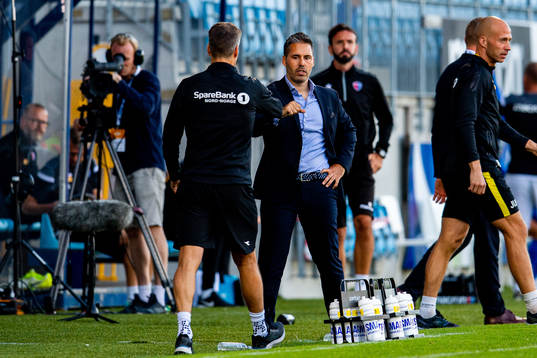 Kjetil Knutsen, head coach of Bodø/Glimt, and Martí