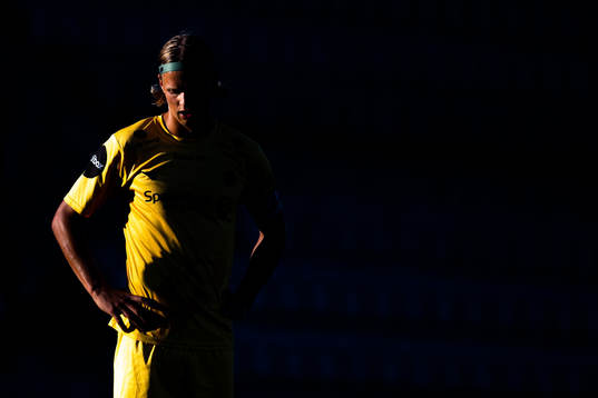 Ulrik Saltnes of Bodø/Glimt looks dejected