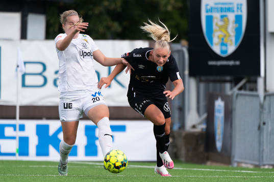 Umeås Eva Nyström och Göteborgs Stina Blackstenius