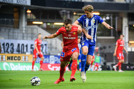 IFK Norrköpings Sead Haksabanovic och IFK Göteborgs