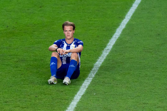 IFK Göteborgs August Erlingmark deppar