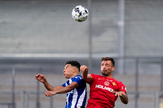Nickduell mellan IFK Göteborgs Alexander Jallow och IFK