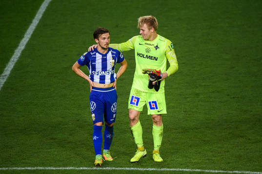 IFK Göteborgs Patrik Karlsson Lagemyr och IFK Norrköpings