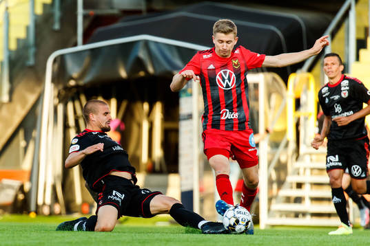Kalmars Douglas Bergqvist och Östersunds Ludvig Fritzson