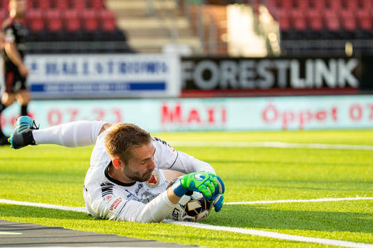 Kalmars målvakt Lucas Hägg-Johansson
