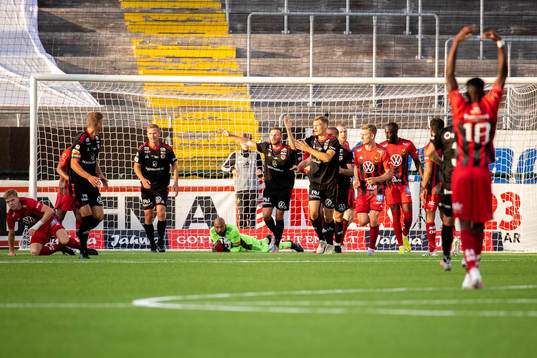 Kalmars spelare reagerar