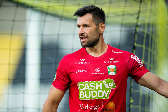 Varbergs målvakt Stojan Lukic