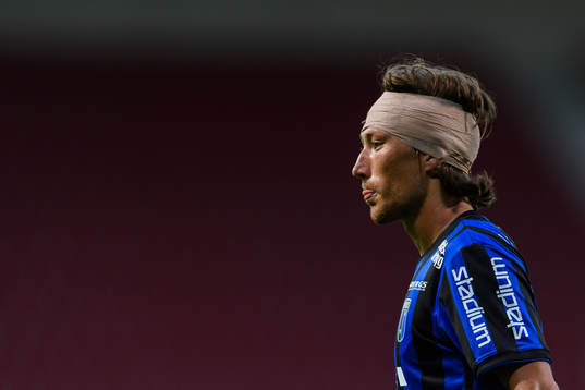 Sirius Axel Björnström med bandage