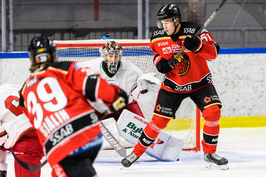 Modos målvakt Anthony Peters och Luleås Filip Hållander