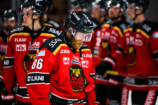 Luleås Linus Klasen deppar