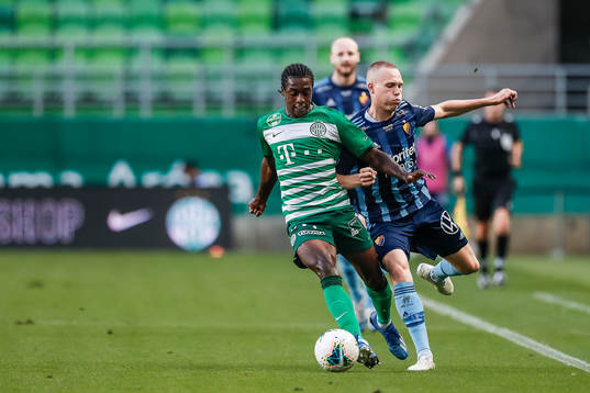 Somalia of Ferencvaros and Jonathan Augustinsson of