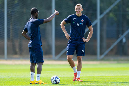 Mohammed Abubakari och Jakob Voelkerling Persson