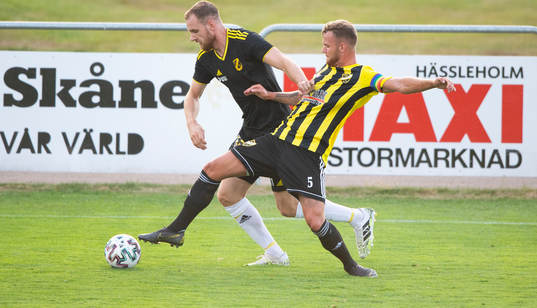 IFK Hässleholms William Andersson i matchen mellan IFK