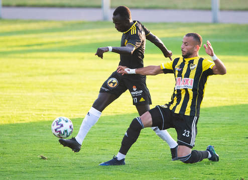 IFK Hässleholm,s Mohammed Hamdan i matchen mellan IFK