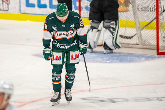 Kristianstads Joel Wahlgren deppar
