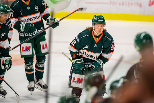 Kristianstads Dennis Svensson jublar
