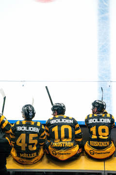 Skellefteås Oscar Möller, Joakim Lindström  och Tuomas