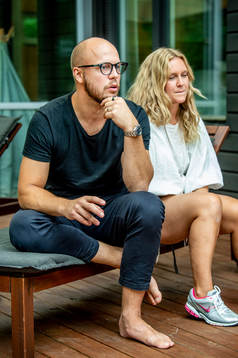 Hemma i villan hos Malmö Redhawks målvakt Oscar Alsenfelt