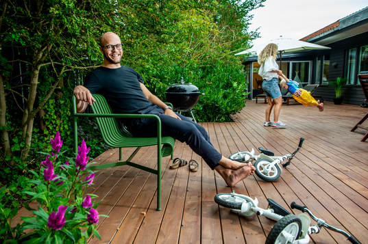 Hemma i villan hos Malmö Redhawks målvakt Oscar Alsenfelt