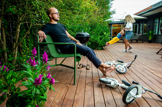 Hemma i villan hos Malmö Redhawks målvakt Oscar Alsenfelt
