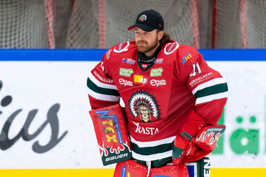 Frölundas målvakt Niklas Rubin