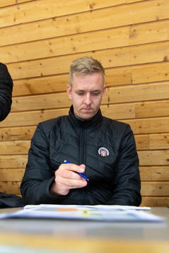 Frölundas videocoach Erik Lignell