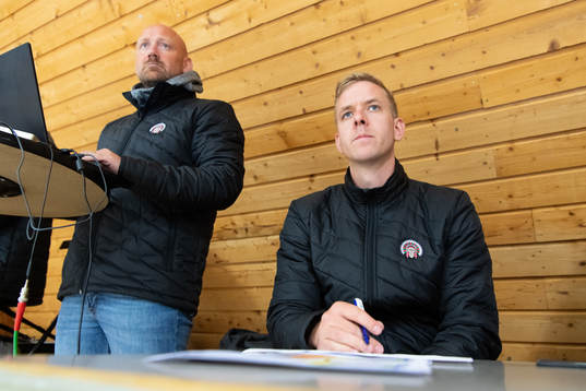 Frölundas målvaktstränare Kristoffer Martin och