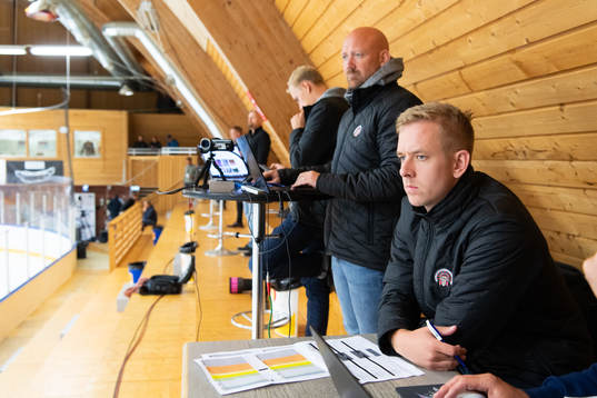 Frölundas målvaktstränare Kristoffer Martin och