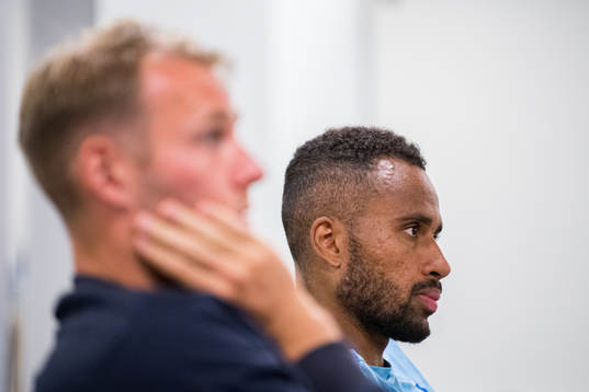 Malmö FFs Isaac Kiese Thelin och Ola Toivonen