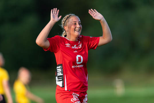Elfsborgs Ebba Johansson jublar
