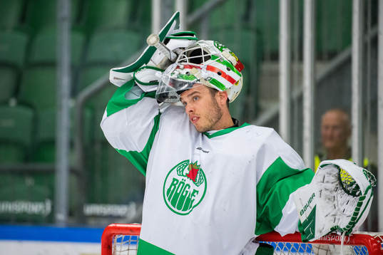 Rögles målvakt Johan Gustafsson