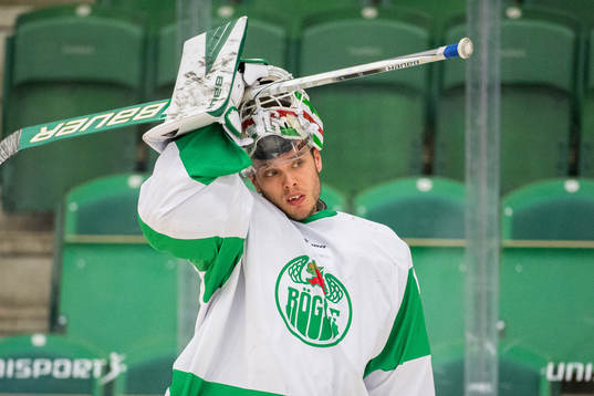 Rögles målvakt Johan Gustafsson